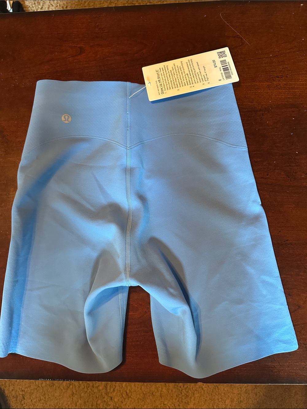 NWT Lulu Glow up HR short 6”